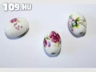 porcelán hordó rózsaszín virág mintával