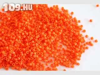 Japán delica 11/0 telt matt narancs 0752 (5 gramm)
